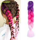 Többszínű kanekalon haj fonatokon - több színben
