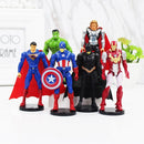 Marvel és DC Comics Figurák - Szuperhősök - 6 db