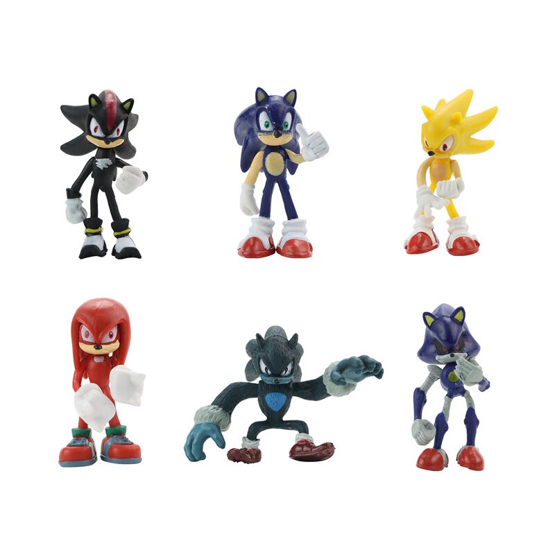 Sonic Figurák - 6 db