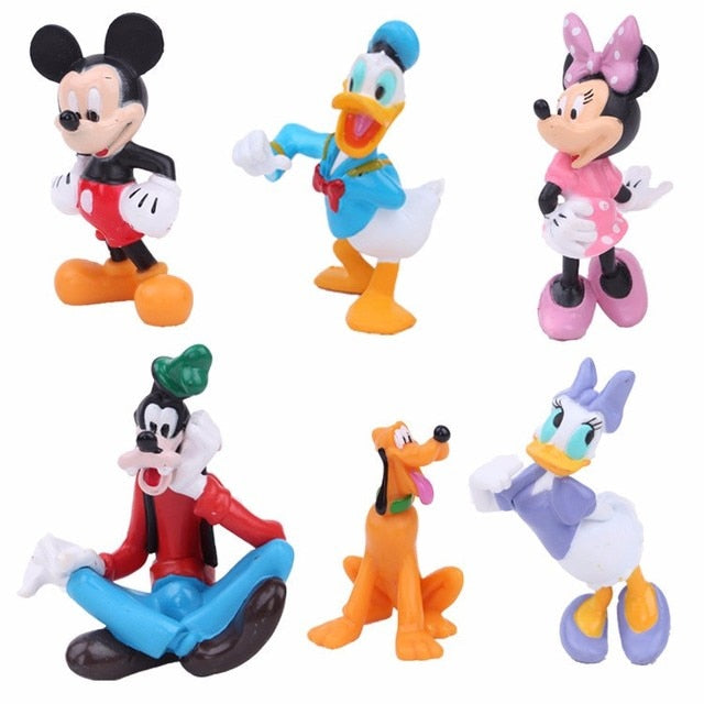 Mickey egér Figurák - 6 db