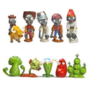 Plants vs Zombies Figurák - 10 db