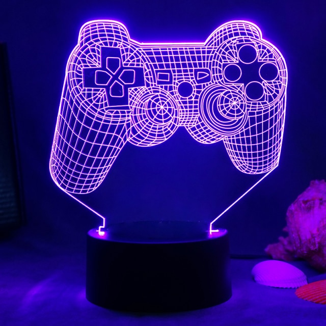 Lámpa 3D illúzióval - PS3 vezérlő