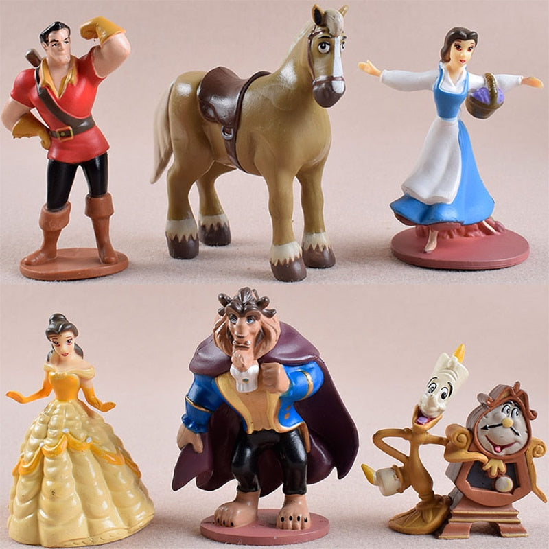 Szépség és a szörnyeteg Figurák - 6 db