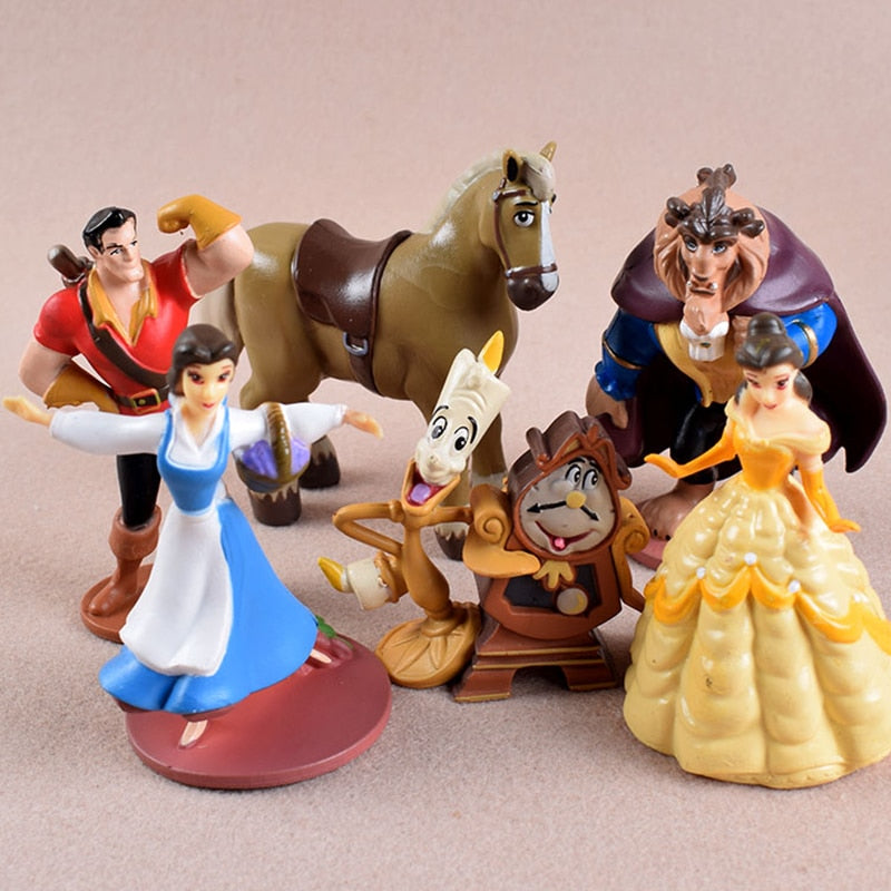 Szépség és a szörnyeteg Figurák - 6 db