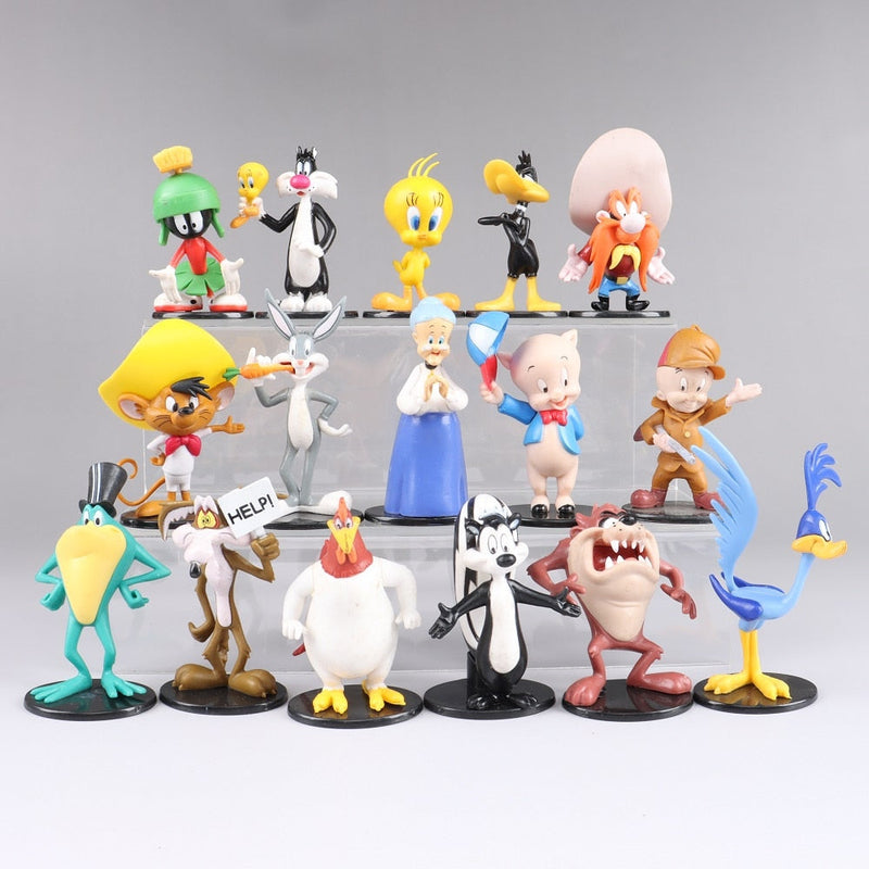 Looney Tunes Figurák - 16 db