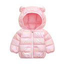 Fényes gyermek télikabát - több színben