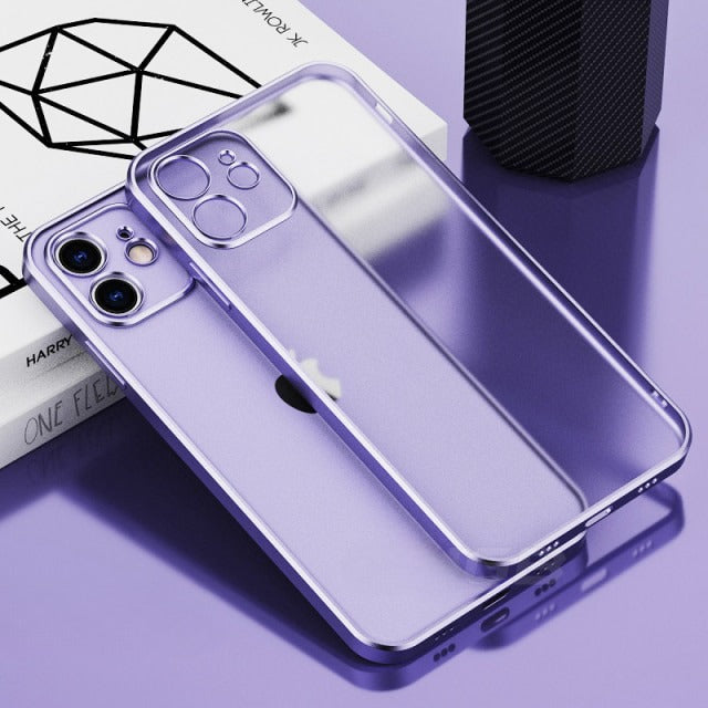 Szilikon átlátszó tok iPhone 11 Pro készülékhez - több színben