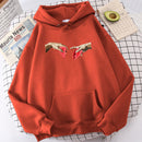 Pulóver törött szív motívummal - több színben