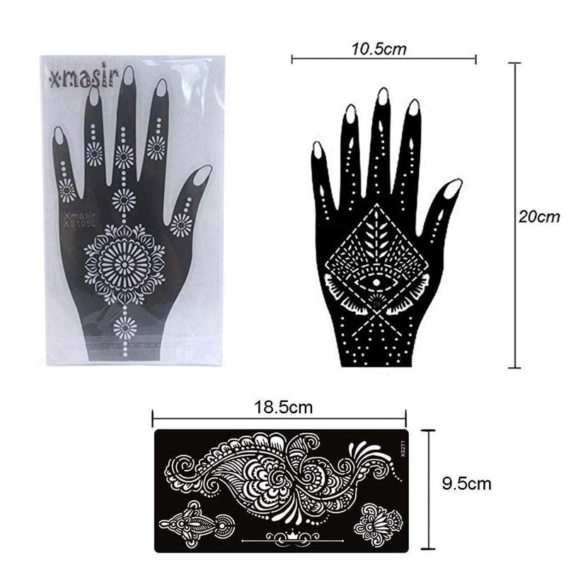 Henna indiai tetoválás sablon készlet 24db