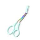 Szemöldökvágó olló fésűvel - több színben