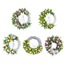 Dekoratív húsvéti koszorú nyúllal - több változatban